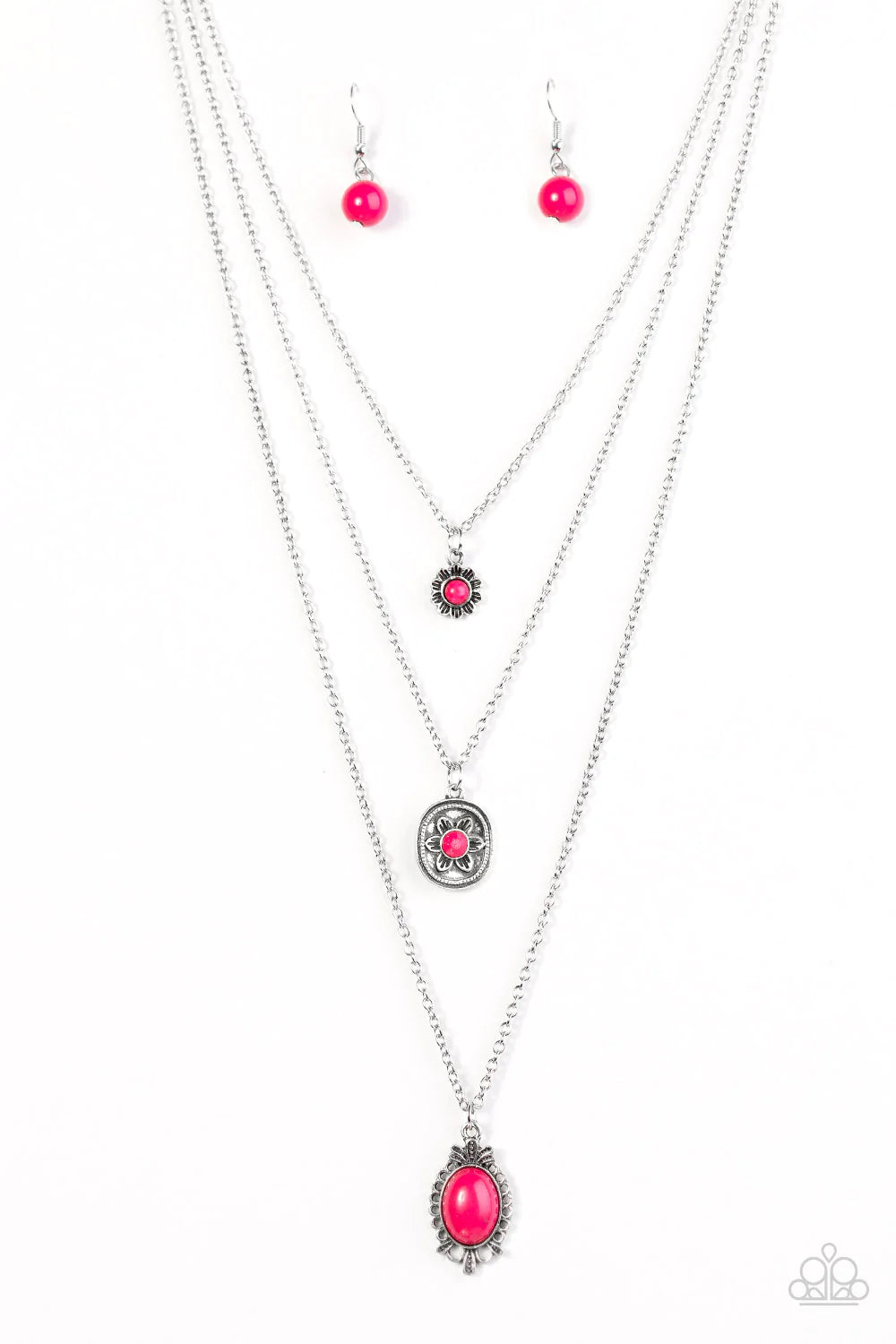 Paparazzi Necklace ~ Southern Solstice - Pink