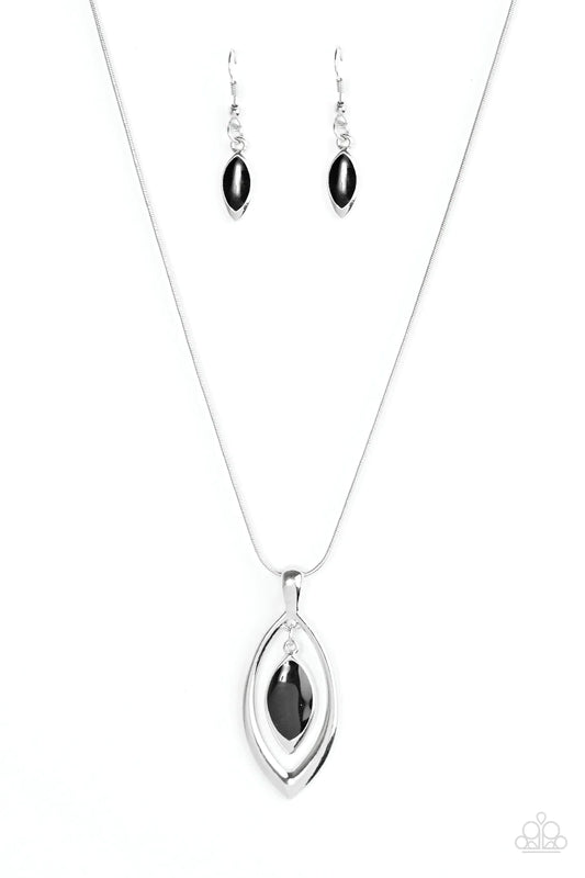 Paparazzi Necklace ~ Exceptional Elegance - Black