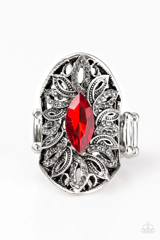 Paparazzi Ring ~ Royal Essence - Red