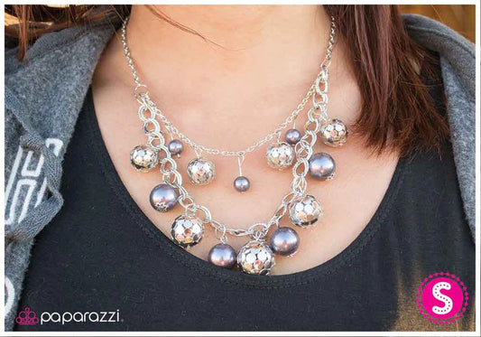 Paparazzi Necklace ~ Leave Me Breathless - Silver