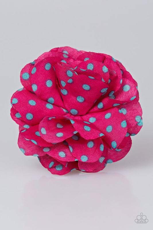 Paparazzi Hair Accessories ~ Polka and Petals - Pink