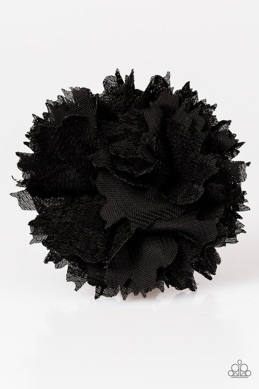 Paparazzi Hair Accessories ~ Blooming Fields - Black