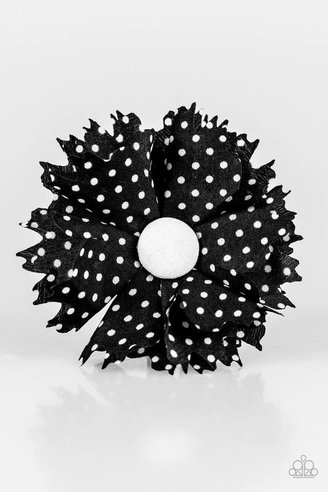 Paparazzi Hair Accessories ~ Polka Dot Picnic - Black