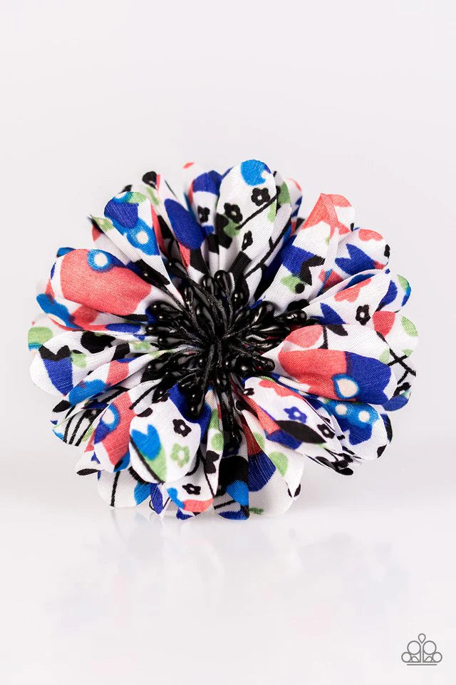 Paparazzi Hair Accessories ~ Dreaming of Daisies - Blue