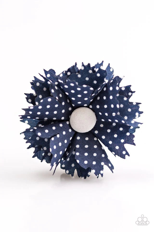 Paparazzi Hair Accessories ~ Polka Dot Picnic - Blue