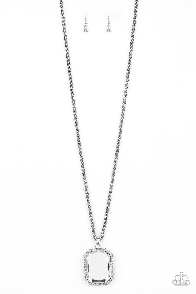 Paparazzi Necklace ~ Let Your HEIR Down - White