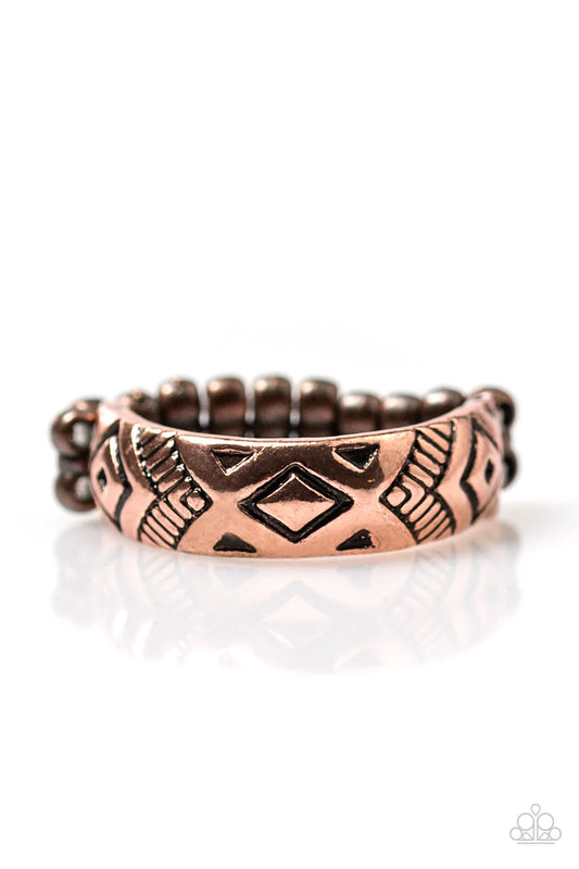 Paparazzi Ring ~ Urban Chief - Copper