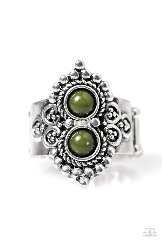 Anillo Paparazzi ~ Riverside Radiance - Verde