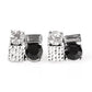 Paparazzi Earrings - Mixing Business with Sparkle - Black