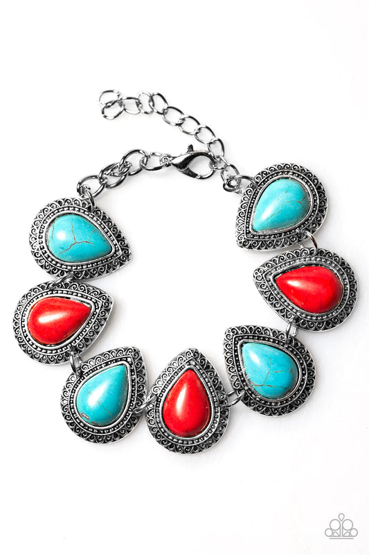 Pulsera Paparazzi ~ Canyon Creek - Multicolor