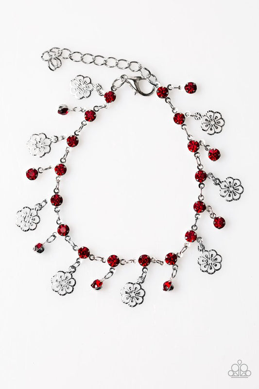 Pulsera Paparazzi ~ Hibiscus Breeze - Rojo