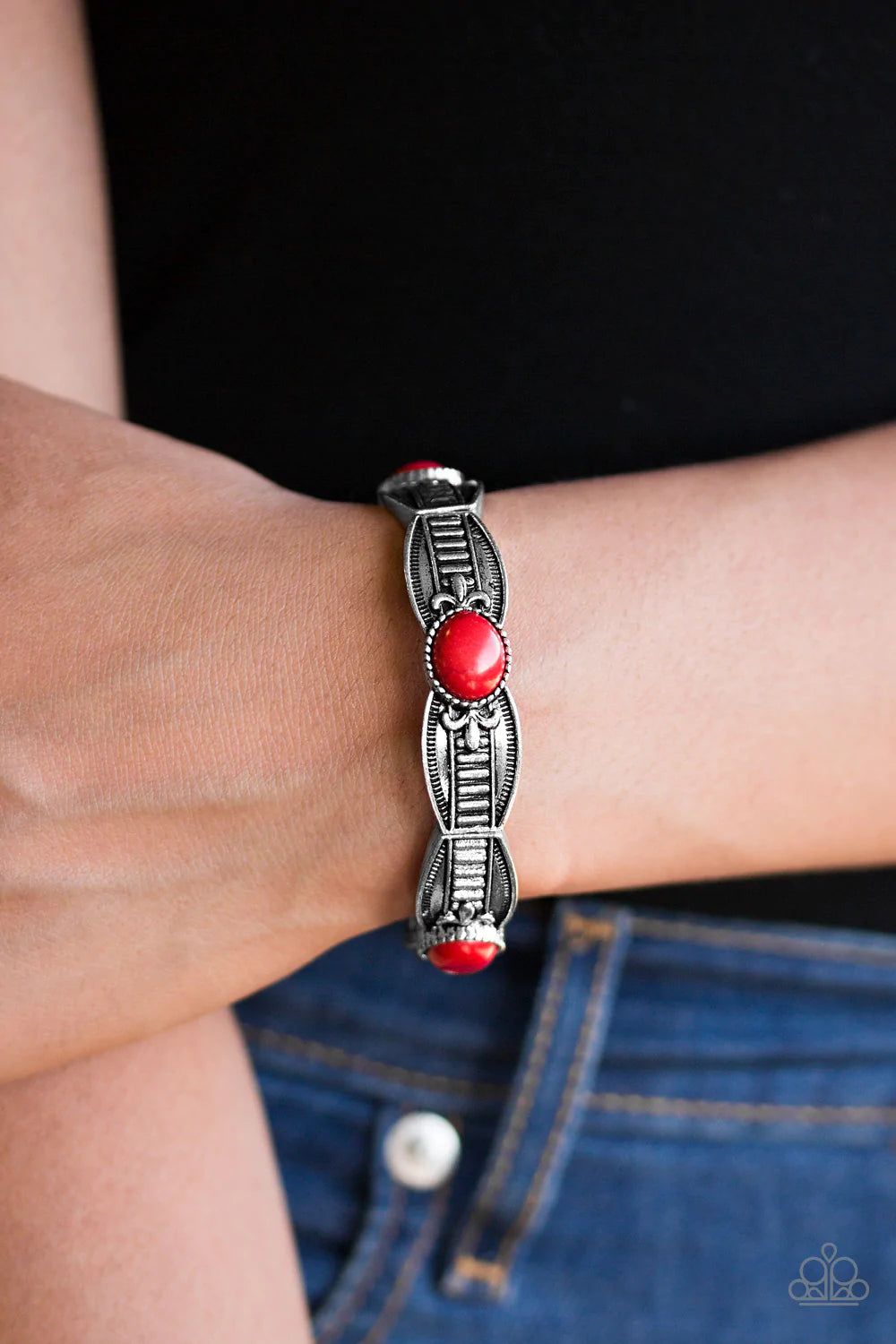 Paparazzi Bracelet ~ Mayan Majesty - Red