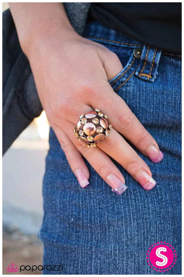 Paparazzi Ring ~ On the Spot - Copper