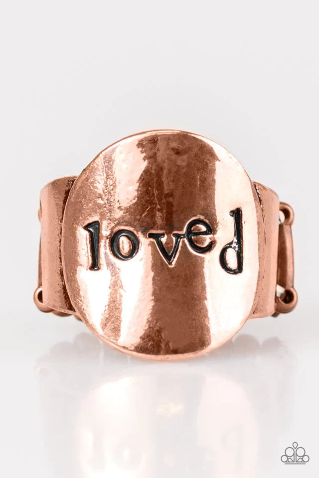 Anillo Paparazzi ~ Te mereces amor - Cobre