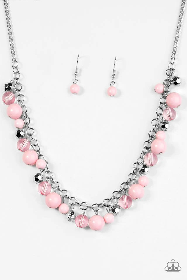 Paparazzi Necklace ~ Wander With Wonder - Pink