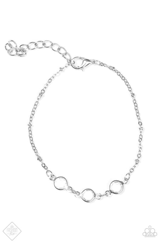 Paparazzi Bracelet ~ Never Stop GLEAMING - Silver