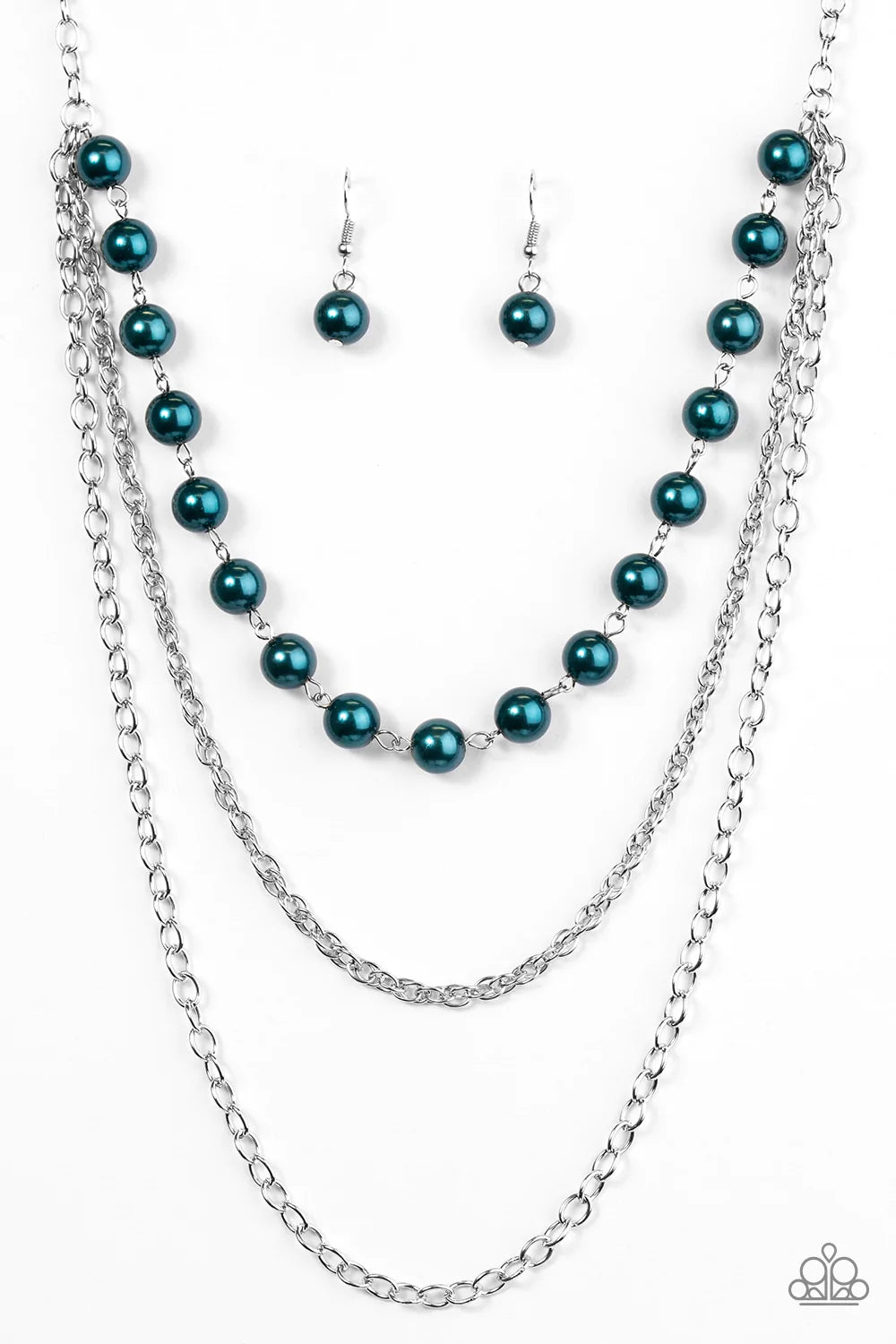 Paparazzi Necklace ~ Right On The Money - Blue