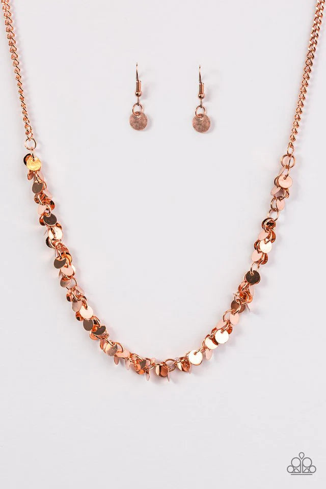 Paparazzi Necklace ~ Year To Shimmer - Copper