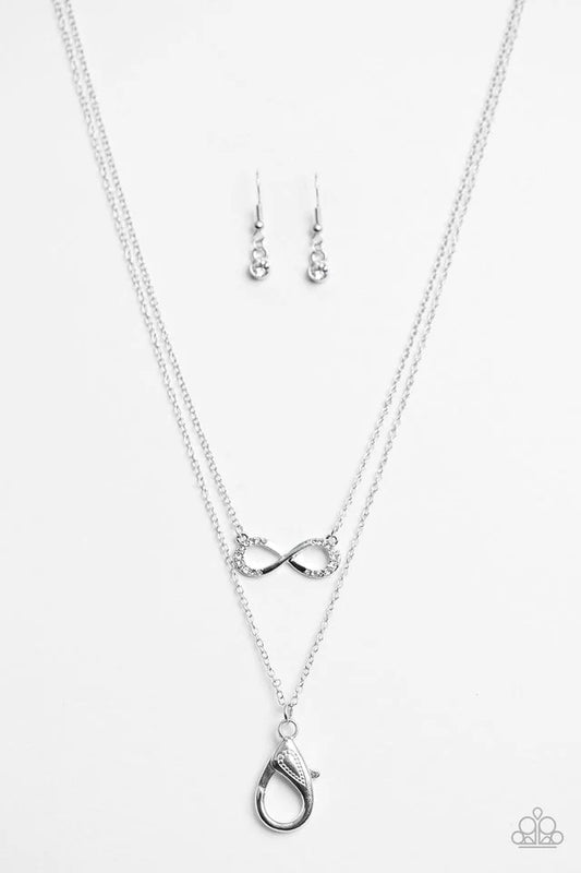 Paparazzi Necklace ~ Forever Glamorous - White