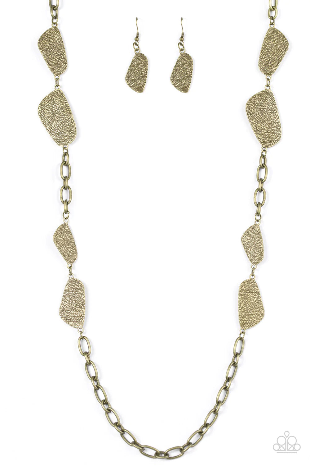 Paparazzi Necklace ~ Handcrafted Harmony - Brass