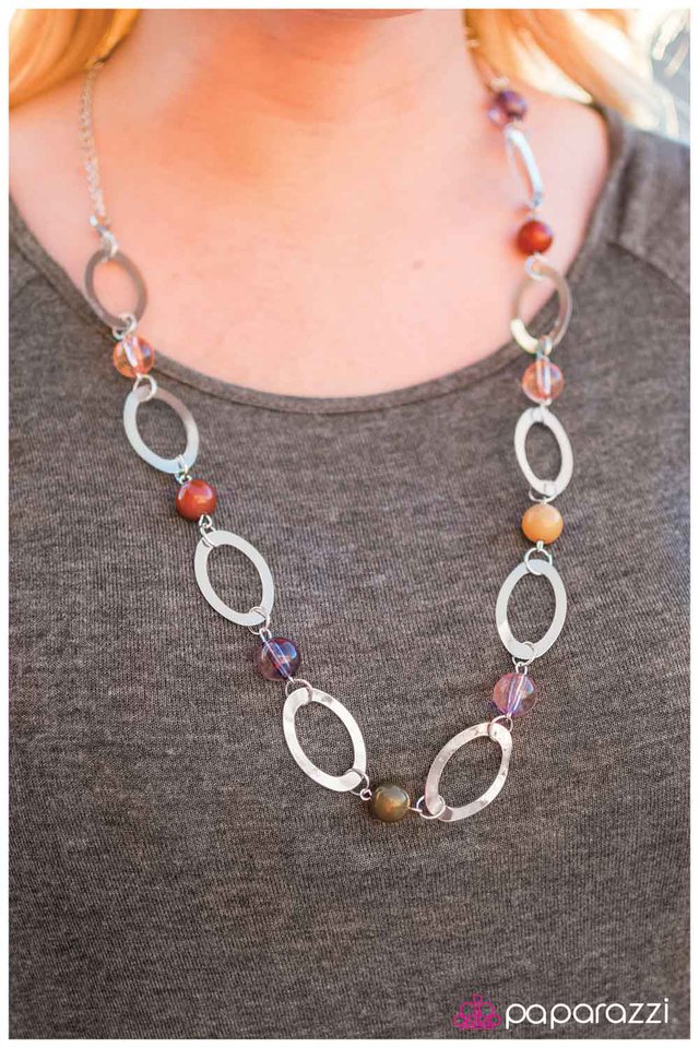 Paparazzi Necklace ~ Leisurely Luminous - Multi