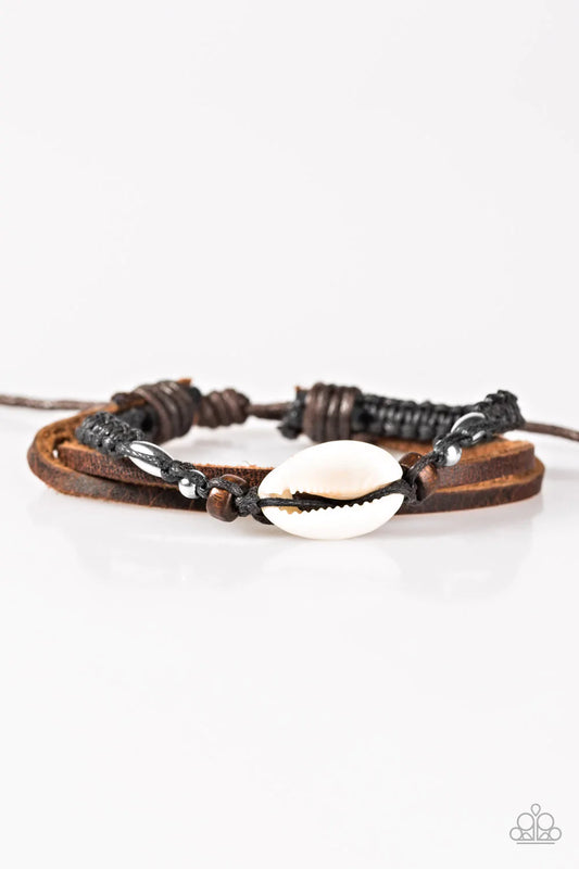 Paparazzi Bracelet ~ SEA You On The Otherside - Brown