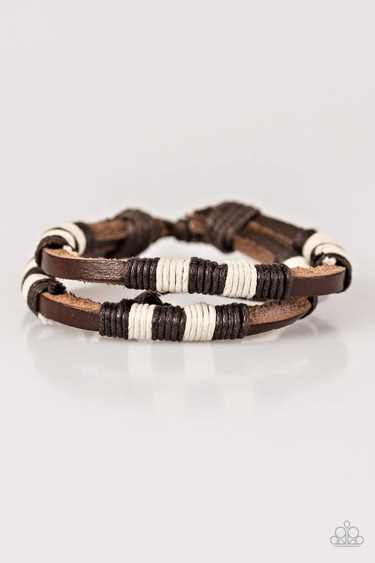 Paparazzi Bracelet ~ Road Tour - Brown