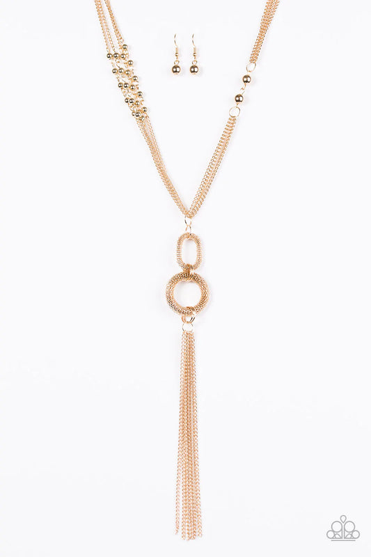 Paparazzi Necklace ~ FLASH Out - Gold