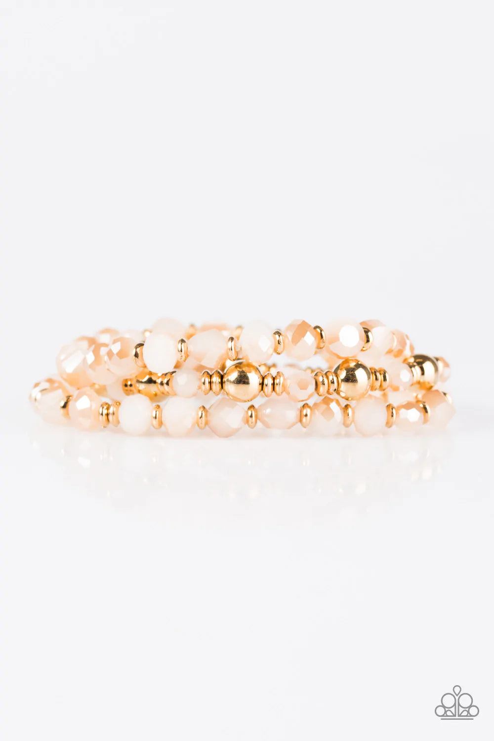 Paparazzi Bracelet ~ Magnificently Metro - Gold