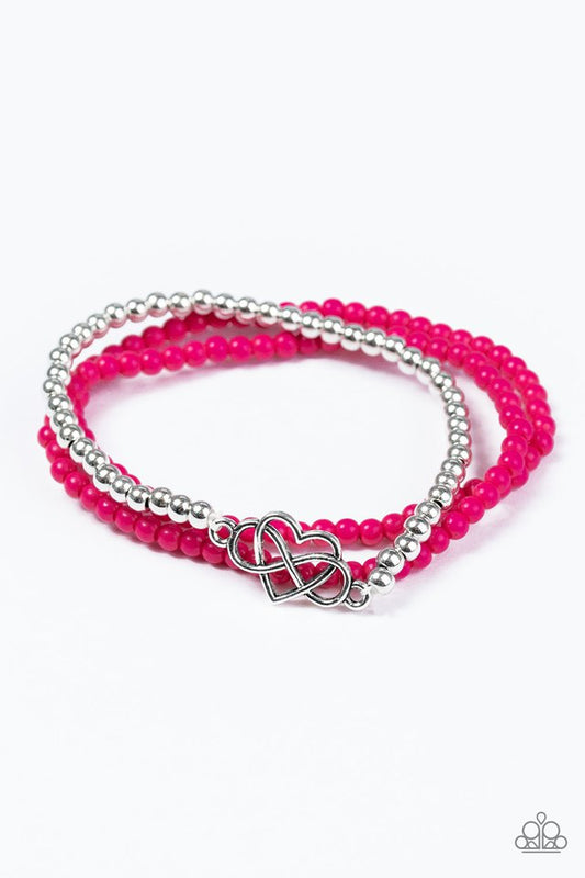 Pulsera Paparazzi ~ Colecciona momentos - Rosa