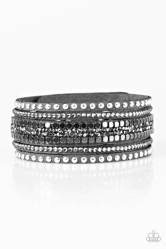 Paparazzi Bracelet ~ Runaway Runway - Silver