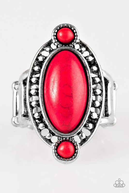 Anillo de paparazzi ~ Apuesta tus botas - Rojo