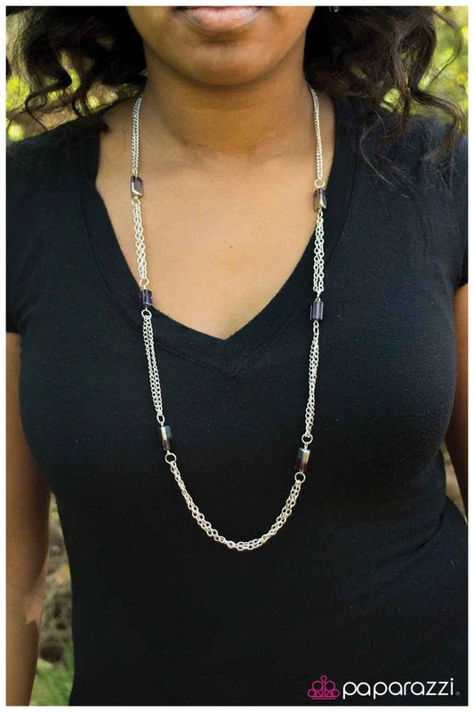 Collar Paparazzi ~ Midnight Mirage - Púrpura