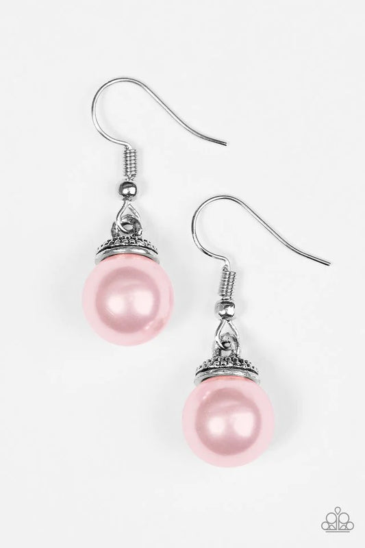 Paparazzi Earring ~ Glamorously Gatsby - Pink