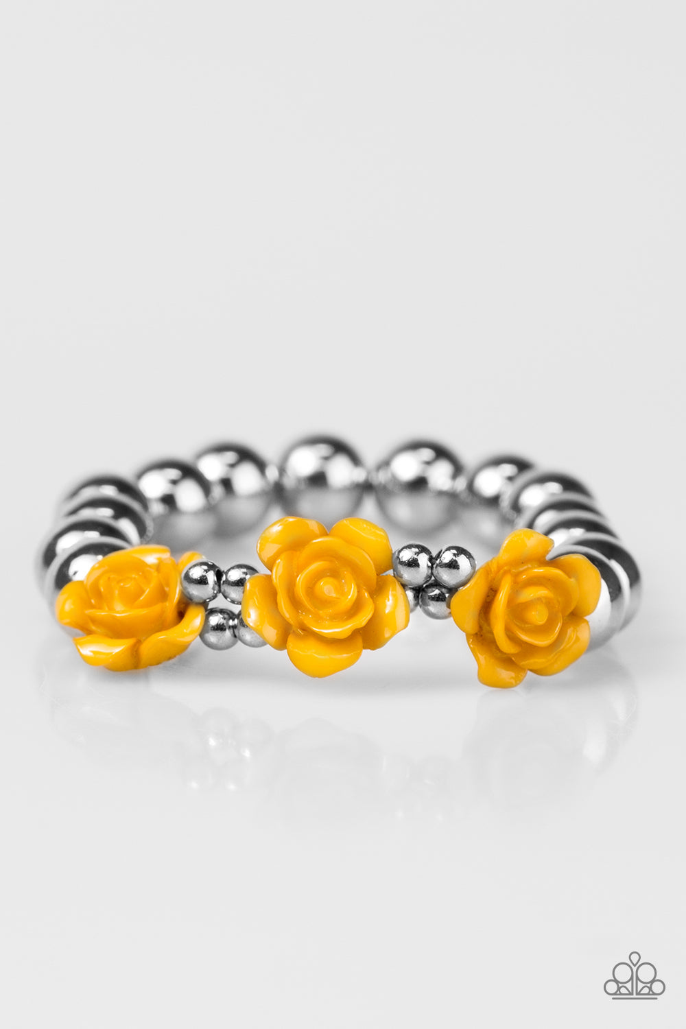 Paparazzi Bracelet ~ What A FLEUR-t! - Yellow