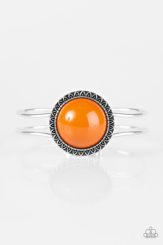 Pulsera Paparazzi ~ Poppin Color - Naranja