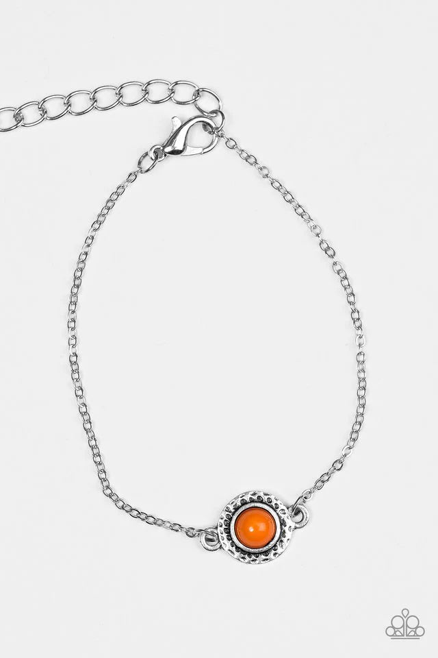 Pulsera Paparazzi ~ Aventura de otoño - Naranja