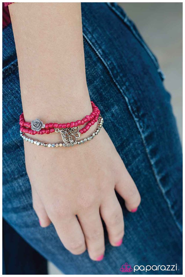 Pulsera Paparazzi ~ Amor profundo - Rosa