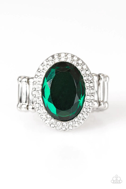 Paparazzi Ring ~ A Fair CACHE - Green