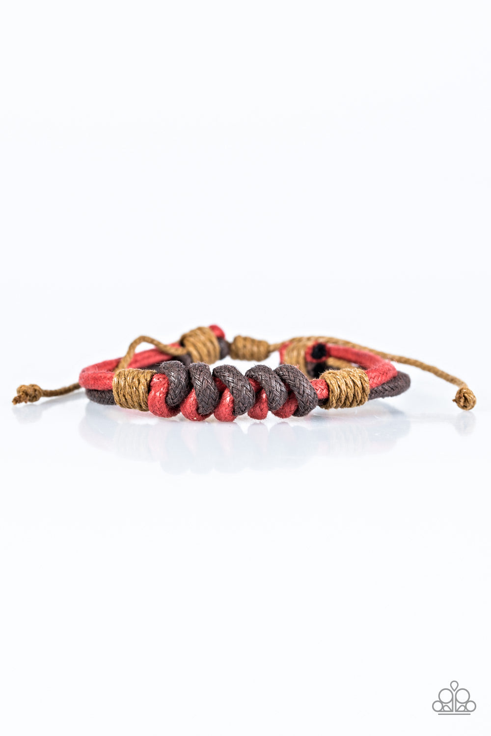 Pulsera Paparazzi ~ KNOT By A Long Shot - Rojo