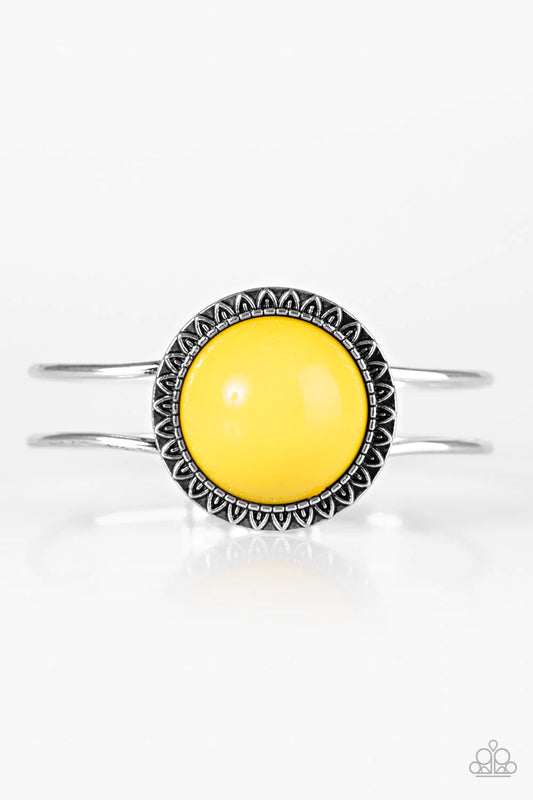 Pulsera Paparazzi ~ Poppin Color - Amarillo