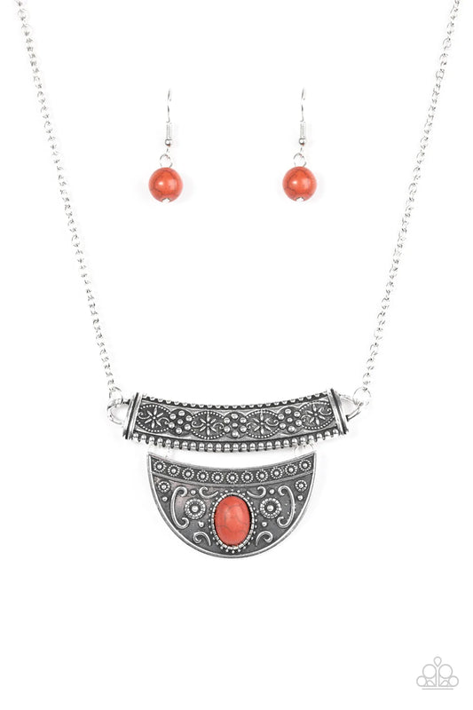 Paparazzi Necklace ~ Amazon Amateur - Orange