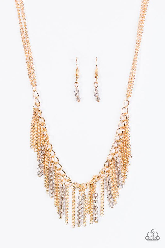 Paparazzi Necklace ~ Metro Jungle - Gold
