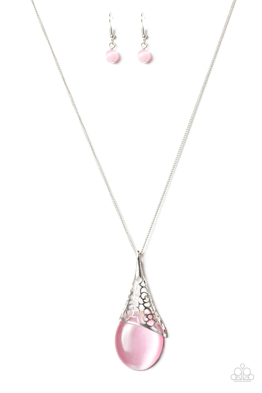 Paparazzi Necklace ~ Lets Take A MOONWALK - Pink