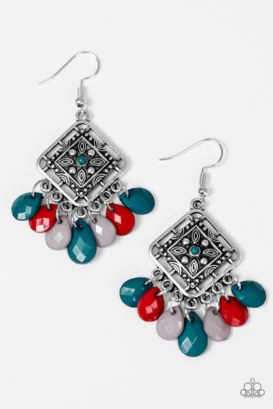 Paparazzi Earring ~ San Diego Spree- Multi