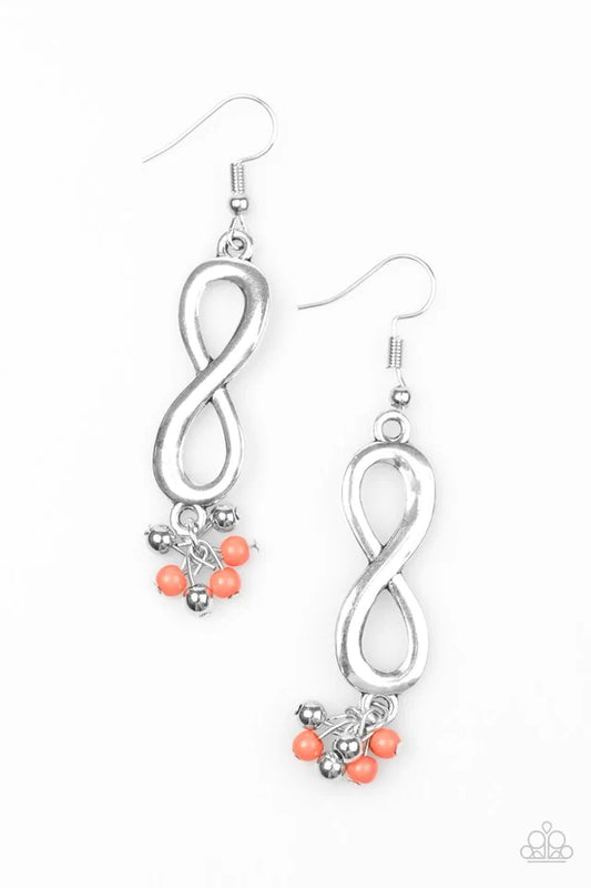 Paparazzi Earring ~ Forever After - Orange