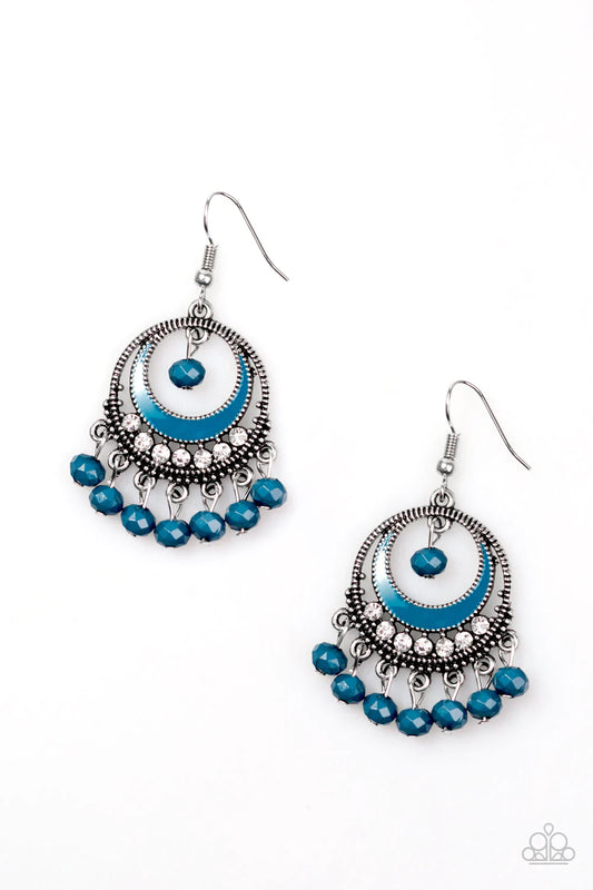 Paparazzi Earring ~ Meet Me At Midnight - Blue