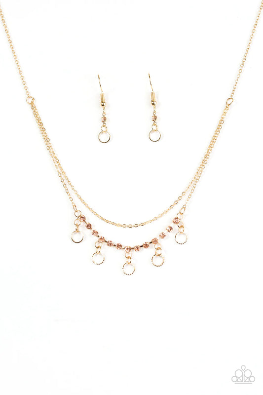 Paparazzi Necklace ~ Modern Day Princess - Gold