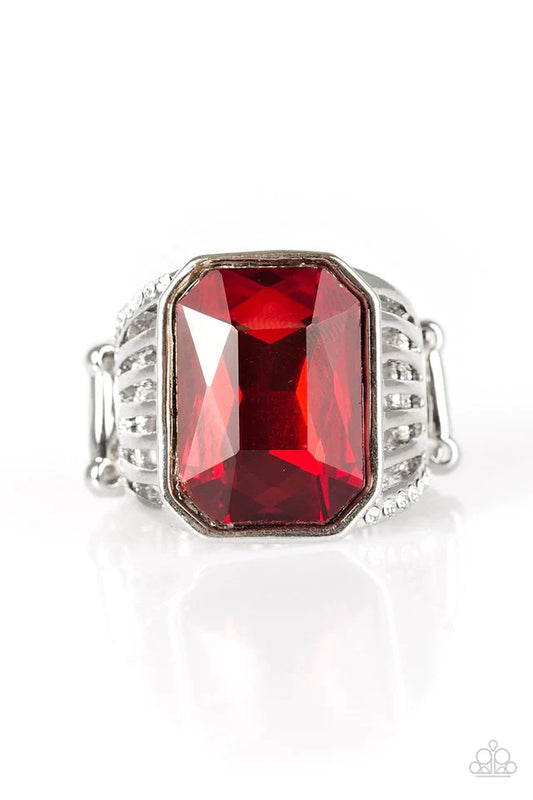 Paparazzi Ring ~ Make Way For The Champ - Red