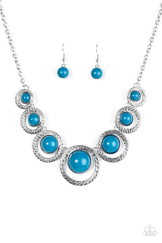 Paparazzi Necklace ~ Jungle River - Blue